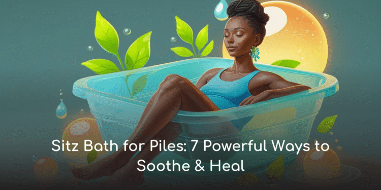 Sitz Bath for Piles 7 Powerful Ways to Soothe & Heal