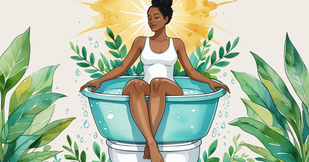 Sitz bath for piles